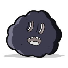 cartoon spooky cloud N4