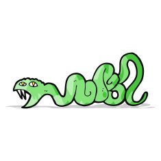 Cartoon Snake N137