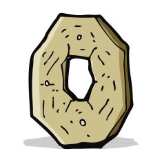 cartoon wooden number N27