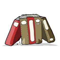 cartoon old books N5