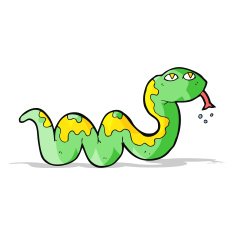Cartoon Snake N138