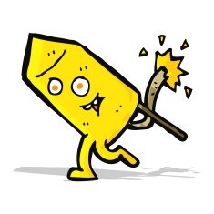 cartoon funny firework character N8