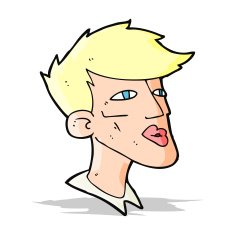 cartoon male model guy N5