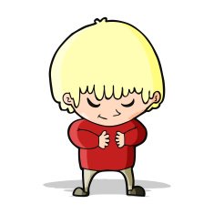 cartoon shy boy N9