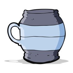 cartoon big mug N5
