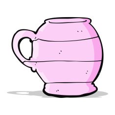 cartoon old style mug N5