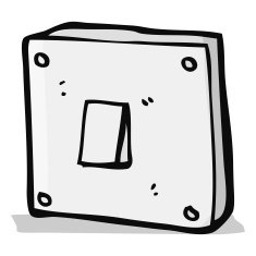 Cartoon Light Switch N24
