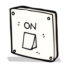 Cartoon Light Switch N25