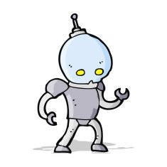 cartoon alien robot N7
