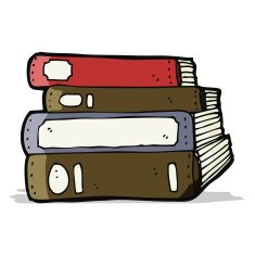cartoon old books N6