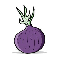 cartoon red onion N5
