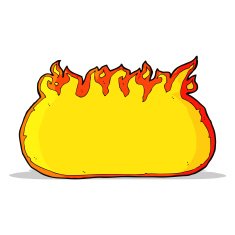 cartoon fire border N6