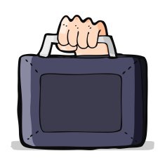 cartoon briefcase N4