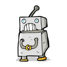 Cartoon Robot N150