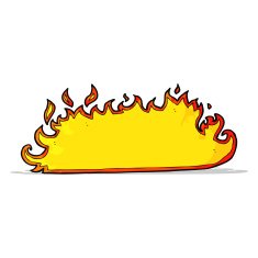 cartoon fire border N7