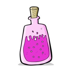 cartoon old ink pot N4