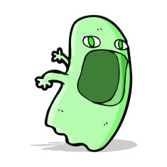 funny cartoon ghost N44