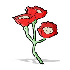 Cartoon Flowers N51