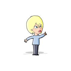 cartoon woman arguing N4