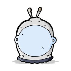 Cartoon Space Helmet N7
