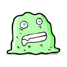 cartoon slime creature N3