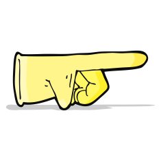 cartoon rubber glove N11
