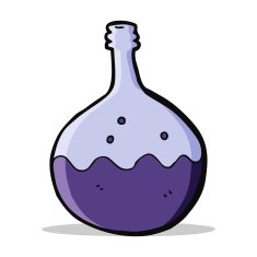 cartoon bubbling chemicals N13
