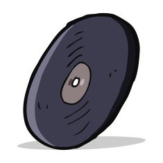 cartoon vinyl record N4