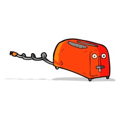Cartoon Toaster N12