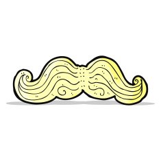 Cartoon Mustache N20