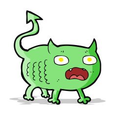 cartoon little imp N24