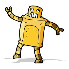 Cartoon Robot N151