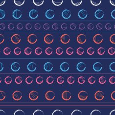 colored circle seamless pattern