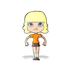 Cartoon Girl N57