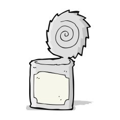 cartoon open tin can N4