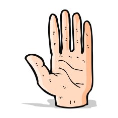 cartoon hand N9