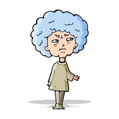 cartoon old lady N6