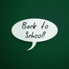 Vector Comics Bubble - Back to School N3