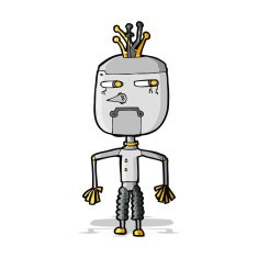 Cartoon Robot N152