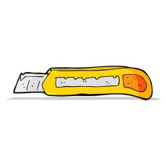 Cartoon Knife N25