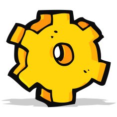 cartoon cog symbol N4