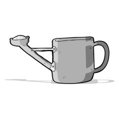 watering can cartoon N8