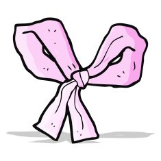 Cartoon Pink Bow N9