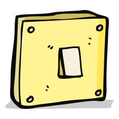 Cartoon Light Switch N26