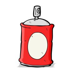 cartoon spray can N38