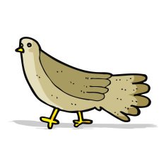 Cartoon Bird N193