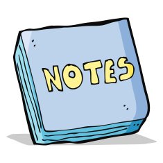 cartoon notes pad N4