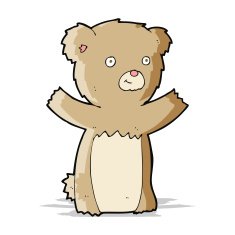 cartoon teddy bear N149