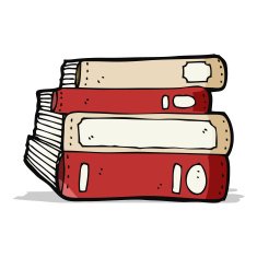 cartoon old books N8