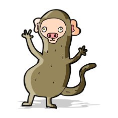 Cartoon Monkey N77